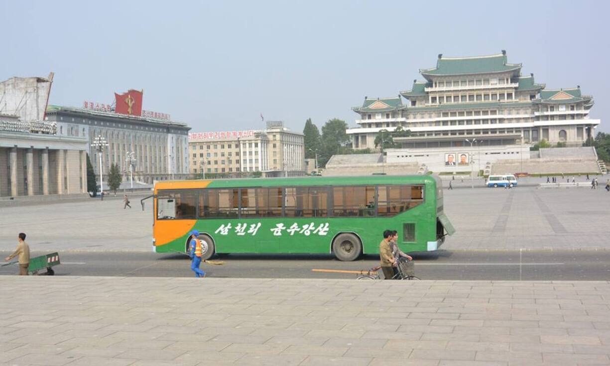 Der Paradeplatz in Pjöngjang.