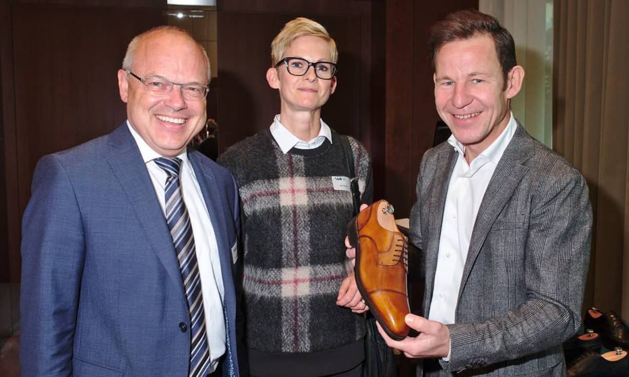 Rolf Schatzmann, IVE Manager, SAP (Schweiz) AG;
Anja Habegger, Dozentin, Berner Fachhochschule;
Dominik Risch, Inhaber, Dominik Risch GmbH Massschuhe