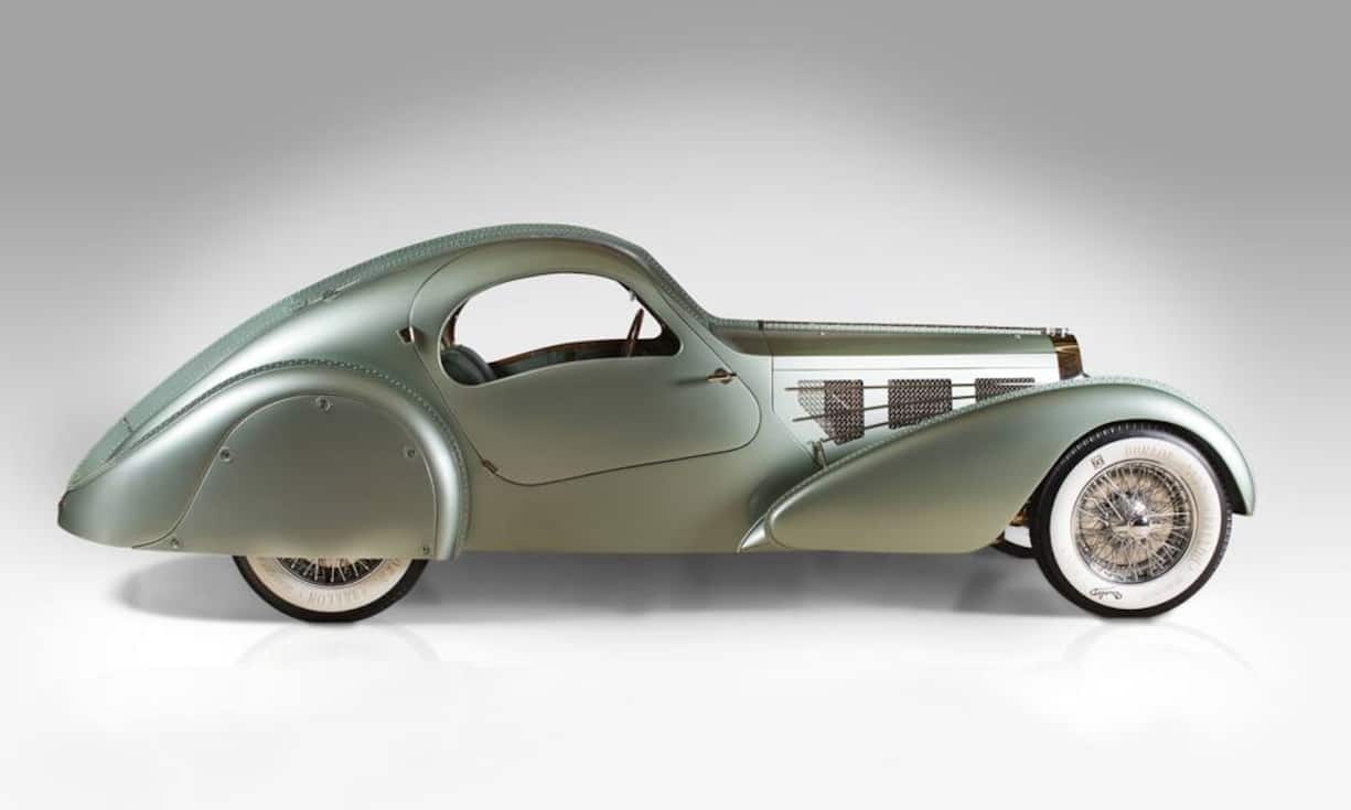 1935 Bugatti Type 57S Compétition Coupé Aérolithe.Museum of High Art/Joe Wiecha