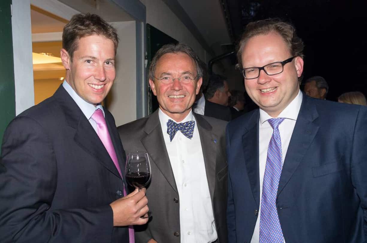 Stefan Bingisser, Managing Director, UBS AG Zürich; Georg Fundel, Geschäftsführer Flughafen Stuttgart GmbH; Wolfgang Fuchs, Managing Director UBS AG Frankfurt a/M