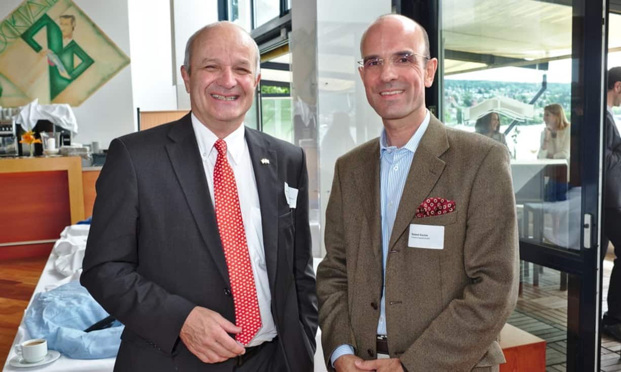 Martin Naville, CEO, Swiss-American Chamber of Commerce;
Roland Eschle, Crimson Capital GmbH