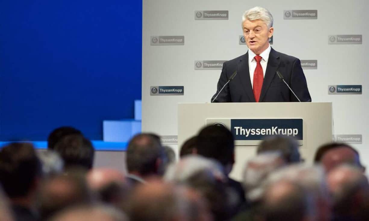 Das Beratungsunternehmen Towers Watson hat die Vergütung der DAX-Chefs im Jahr 2014 zusammengestellt. Die Top 10 im Überblick:  Platz 10:  Heinrich Hiesinger
Der Vorstandsvorsitzende von ThyssenKrupp verdiente 2014 5,2 Millionen Euro (plus 7 Prozent)