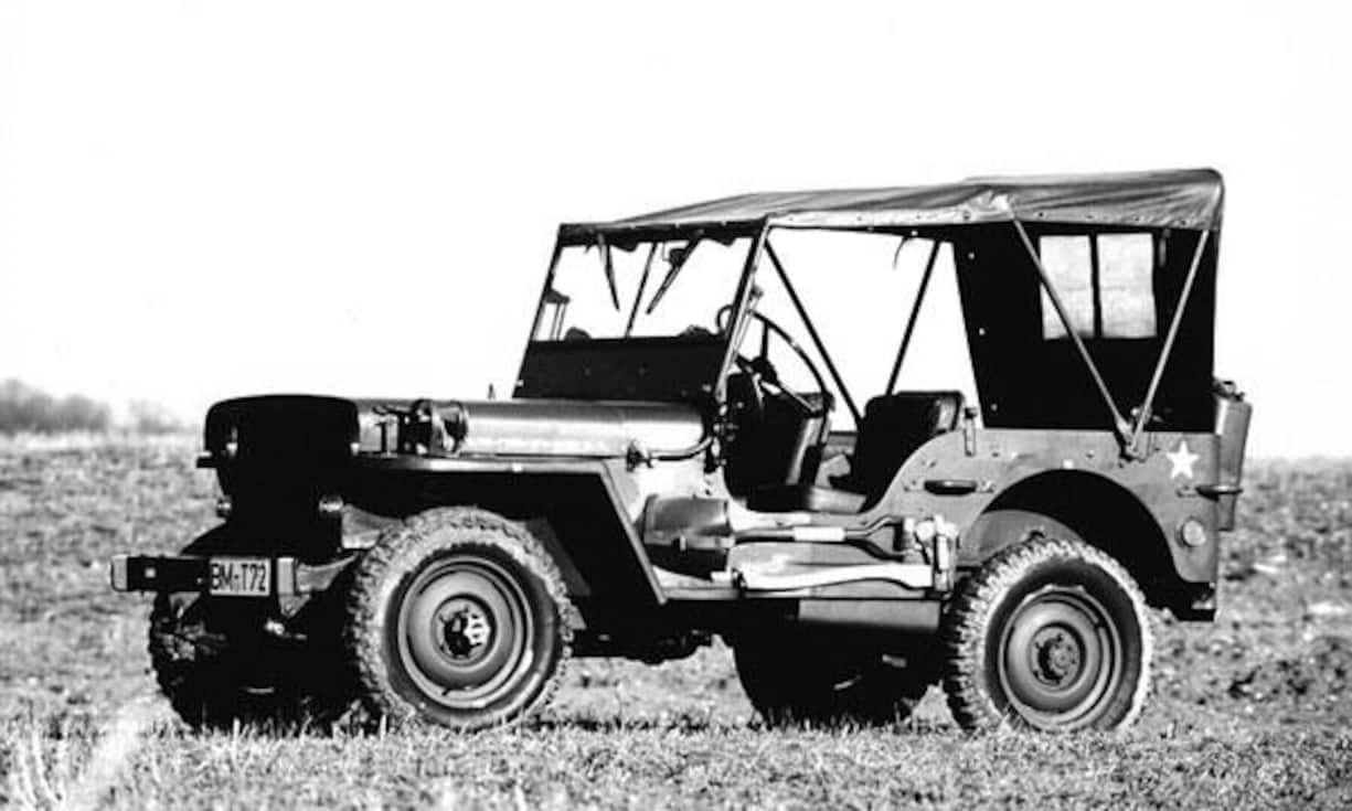 1941: Vorbild aller leichten Geländewagen: der Jeep. Es gab verschiedene Versionen. Hier der klassische Willys MB.