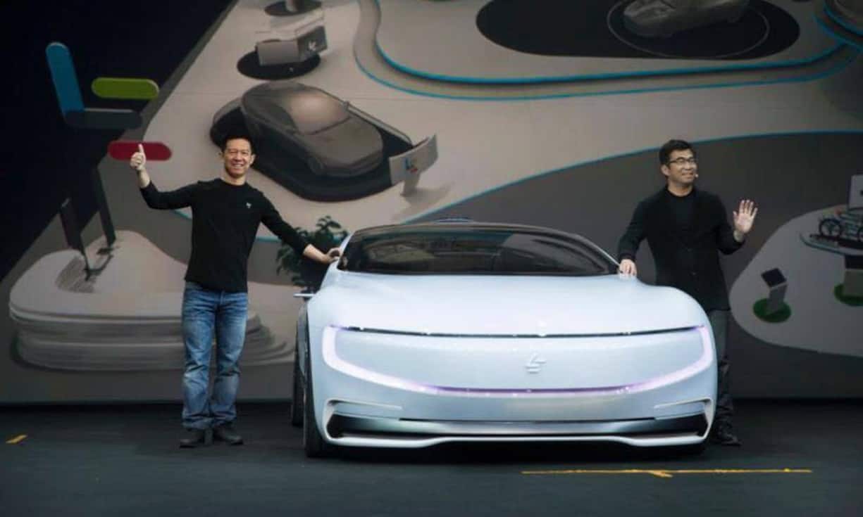 Bei der Präsentation eines Smartphones aus seinem Konzern liess er in bester Steve-Jobs-Manier plötzlich ein Elektroauto auf die Bühne rollen: den LeSee – das steht für Super Electronic Ecosystem.