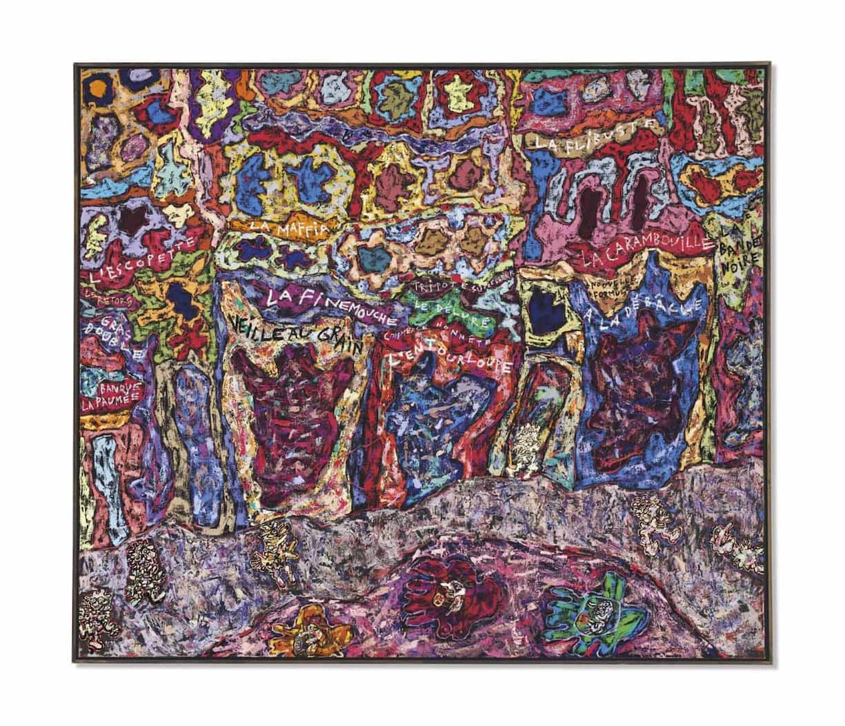 «Paris Polka», 1961, Jean Dubuffet (1901–1985), Öl auf Leinwand, verkauft bei Christie’s für 24,8 Millionen Dollar.