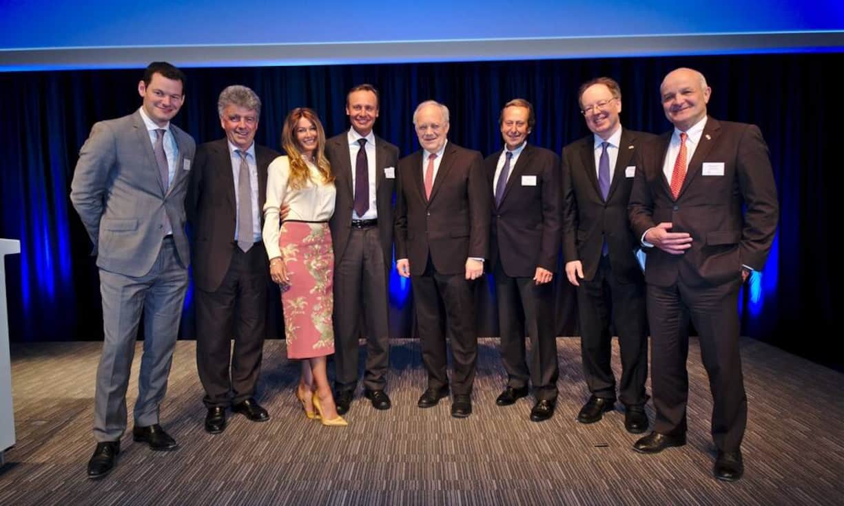 Pierre Maudet, Conseiller d'Etat, Kanton Genf;
Patrick Aebischer, ehemaliger Präsident EPFL;
Kirsty Bertarelli;
Ernesto Bertarelli;
Johann-Niklaus Schneider-Ammann, Bundesrat;
Daniel Borel, Co-Founder, Logitech International;
André Kudelski, Chairman & CEO, Kudelski;
Martin Naville, CEO, AMCHAM