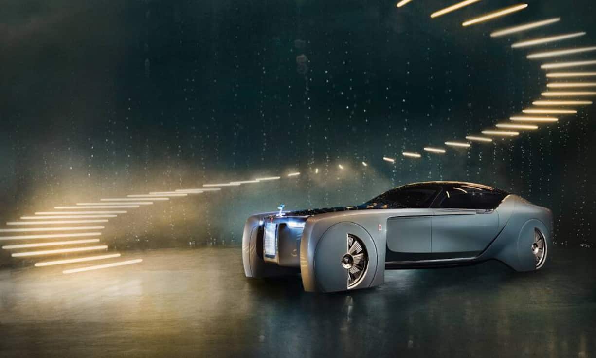 Die hohen dünnen Räder sollen den Wagen wie einen futuristischen Katamaran wirken lassen.