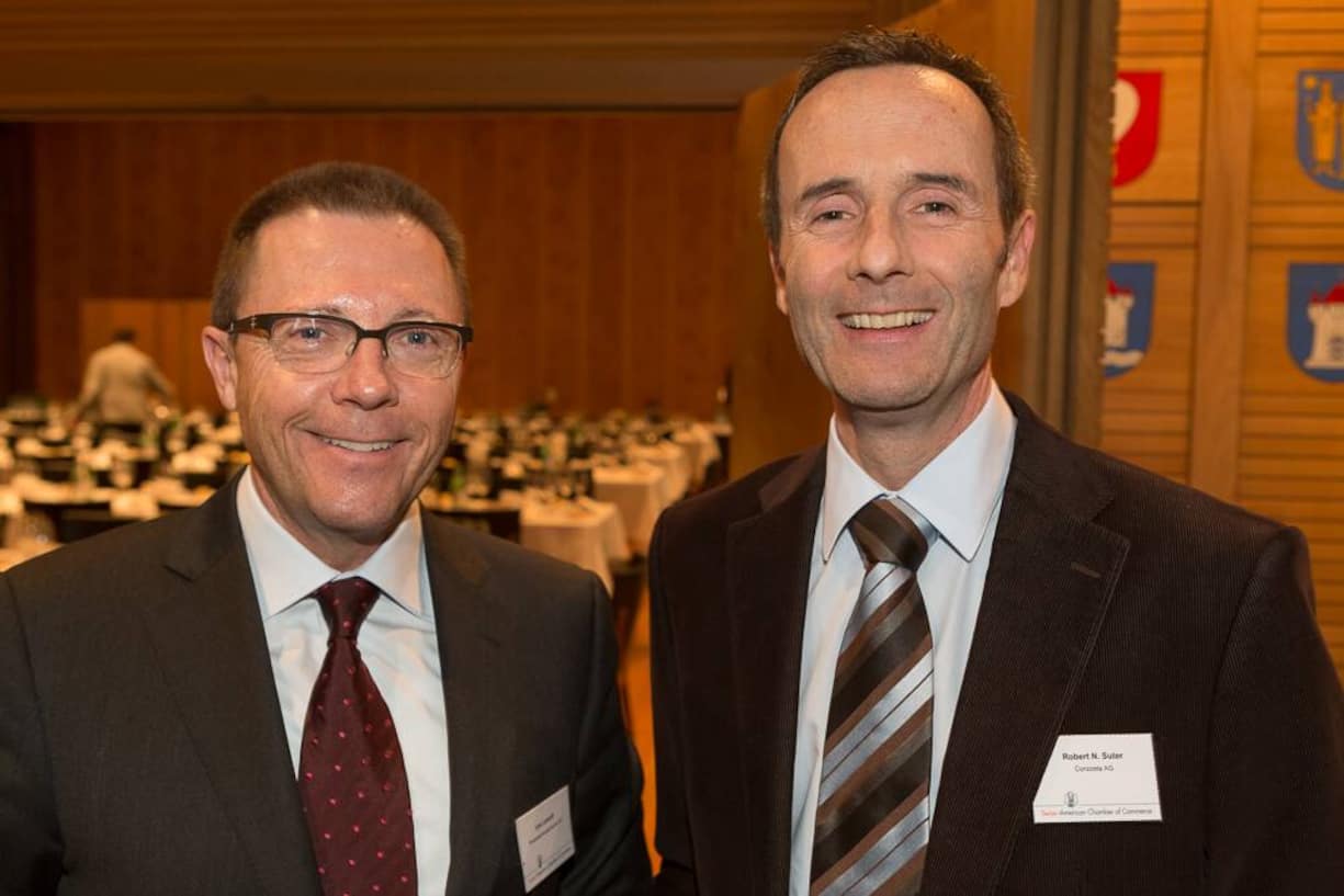Urs Landolf, Markets Leader, Pricewaterhousecoopers AG; Robert N. Suter, Chairman of the Group Executive Board, Conzzeta AG