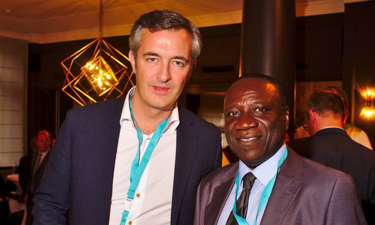 Loic Biardeau, Managing Director Cote d'Ivoire, Barry Callebaut;
Valentin Foketchian, General Secretary, Barry Callebaut