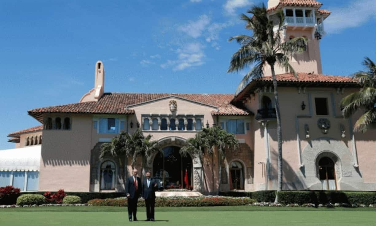 Trump empfing auch den chinesischen Präsidenten Xi Jinping in Florida.