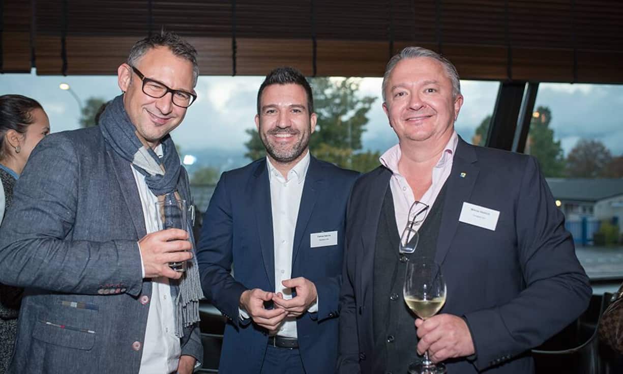 (v.l.) Roger Dietz, Immonta AG - Carlos Garcia, Markstein AG - Miklos Hedrich, Rimaplan AG