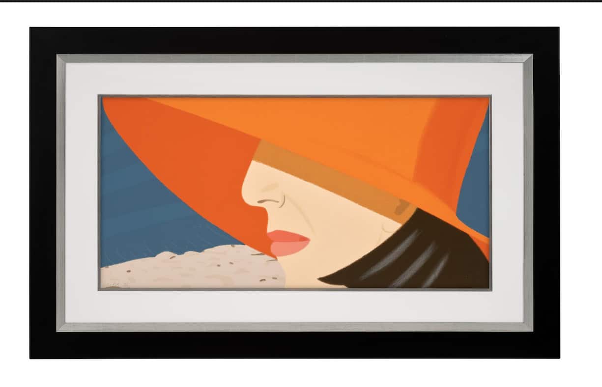 Alex-Katz-Gemälde – «Orange Hat», Preis: 27’940 Dollar (Auktionserlös Christie’s).