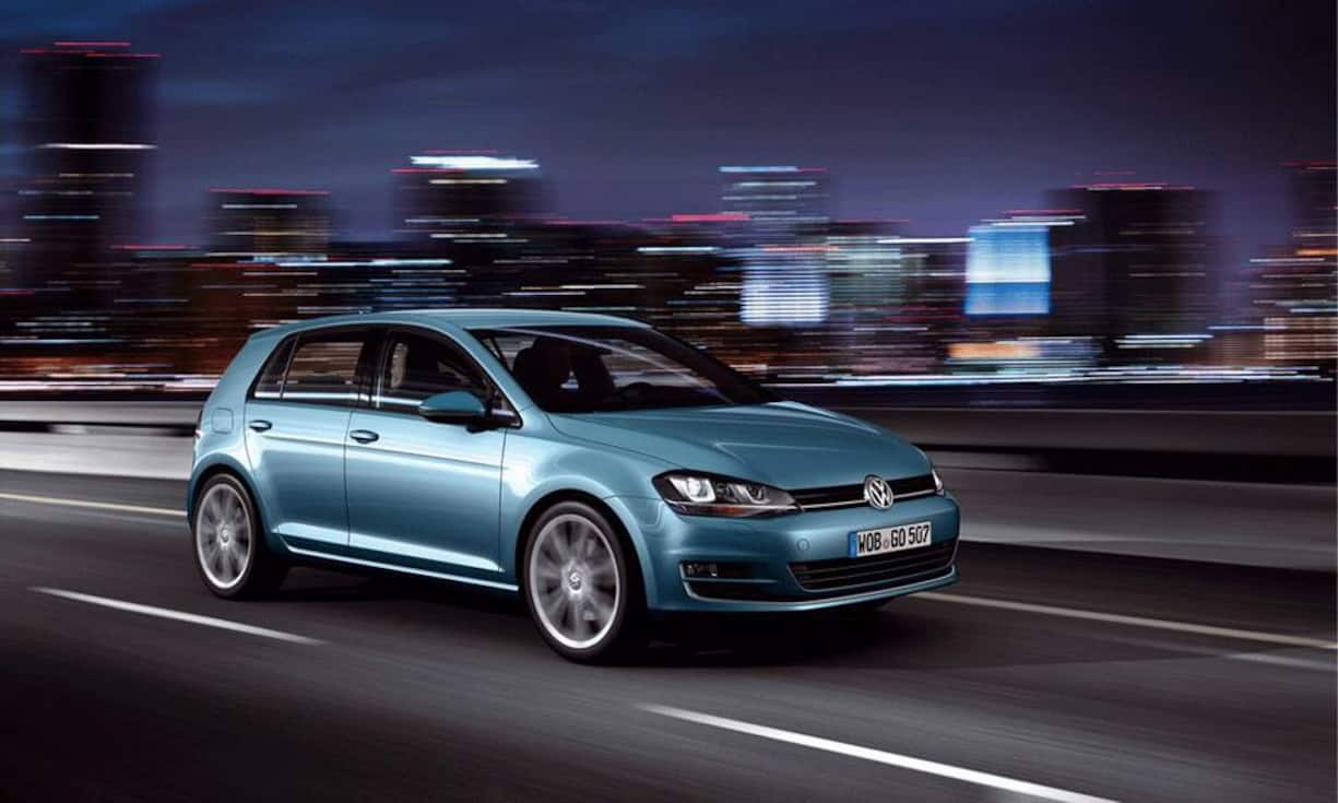 ...einen bescheidenen Golf von Volkswagen, den man schon ab 17'650 Euro bekommt. Meistens lässt er aber auch diesen Kleinwagen in der Garage stehen und schwingt sich dagegen auf das Fahrrad.Quelle: LA Times