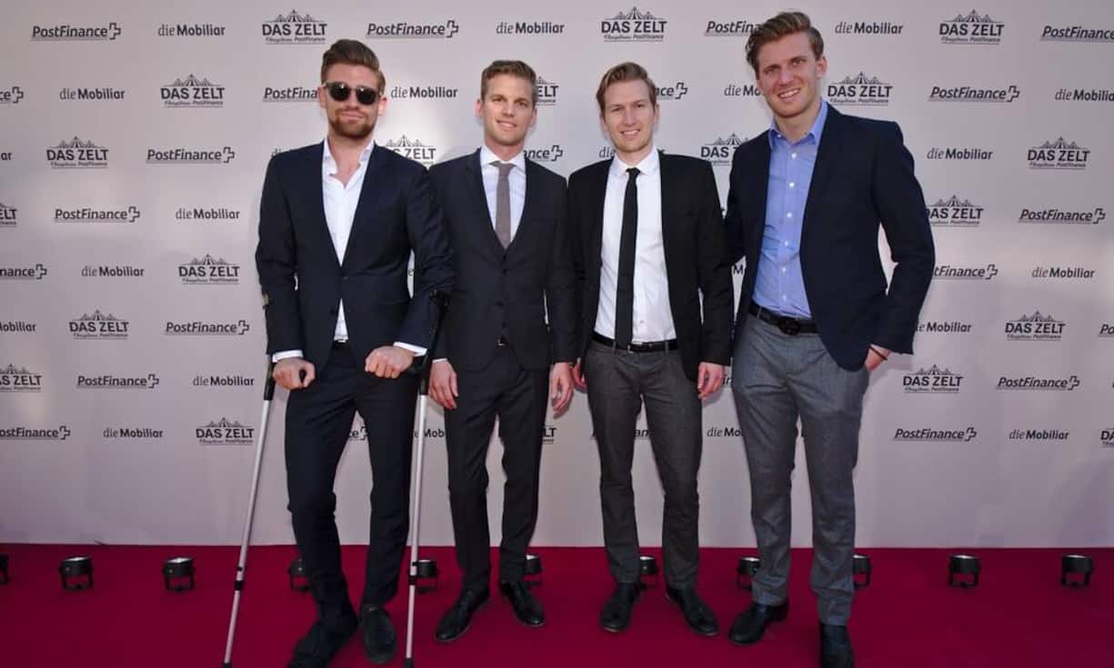 Remo Staubli, Ex- Profifussballer;
Kevin Willy, Co-CEO, Nile Clothing;
Marc Willy, Co-CEO, Nile Clothing;
Lorenz Frey, Autorennfahrer