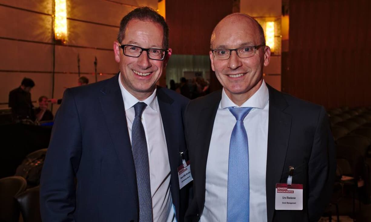 Hans-Willy Brockes, CEO, ESB Marketing Netzwerk;
Urs Riedener, CEO, Emmi Group