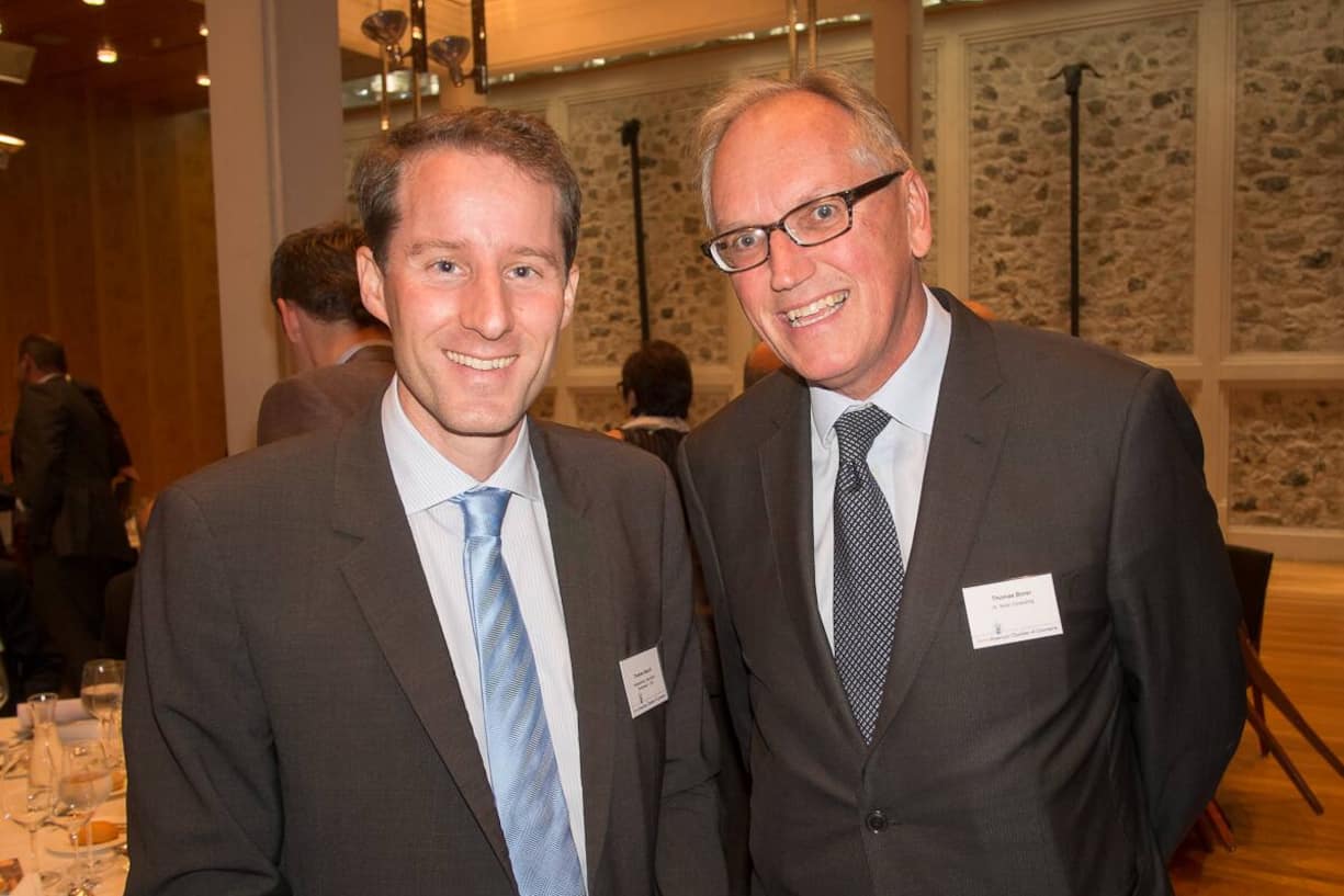 Thomas Aeschi, Nationalrat SVP; Thomas Borer, General Partner, Dr. Borer Consulting