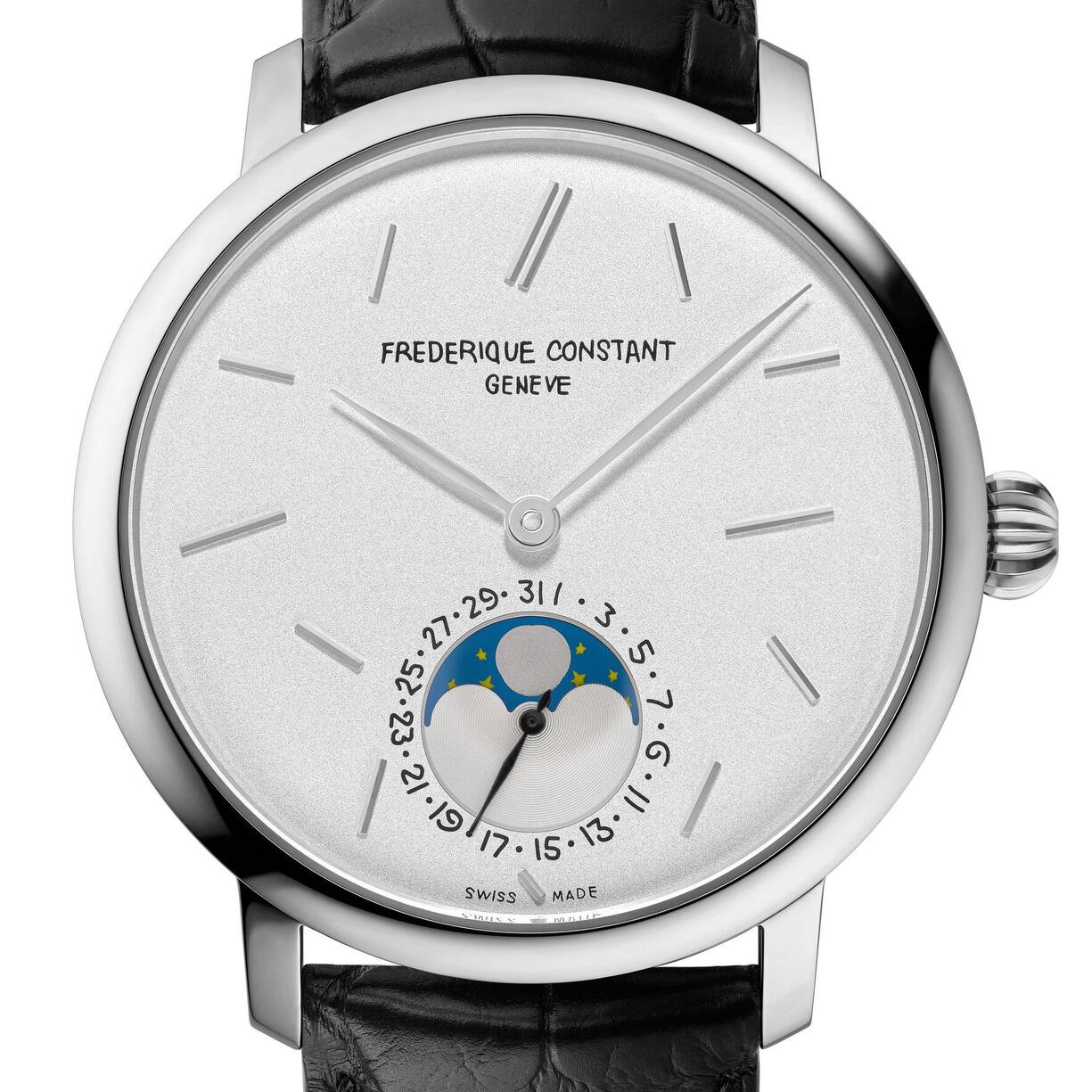 Frédérique Constant Slimline Moonphase Date Manufacture seconde/seconde/