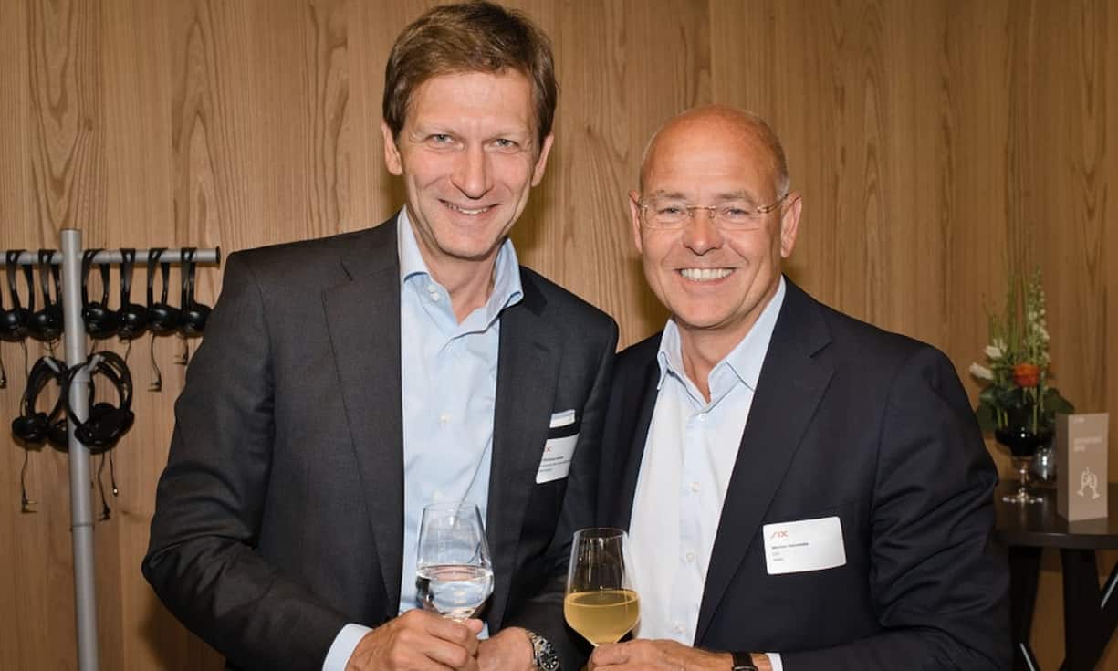 Christian Keller, Vorsitzender der Geschäftsleitung, IBM Schweiz; Morten Hannesbo, CEO, AMAG