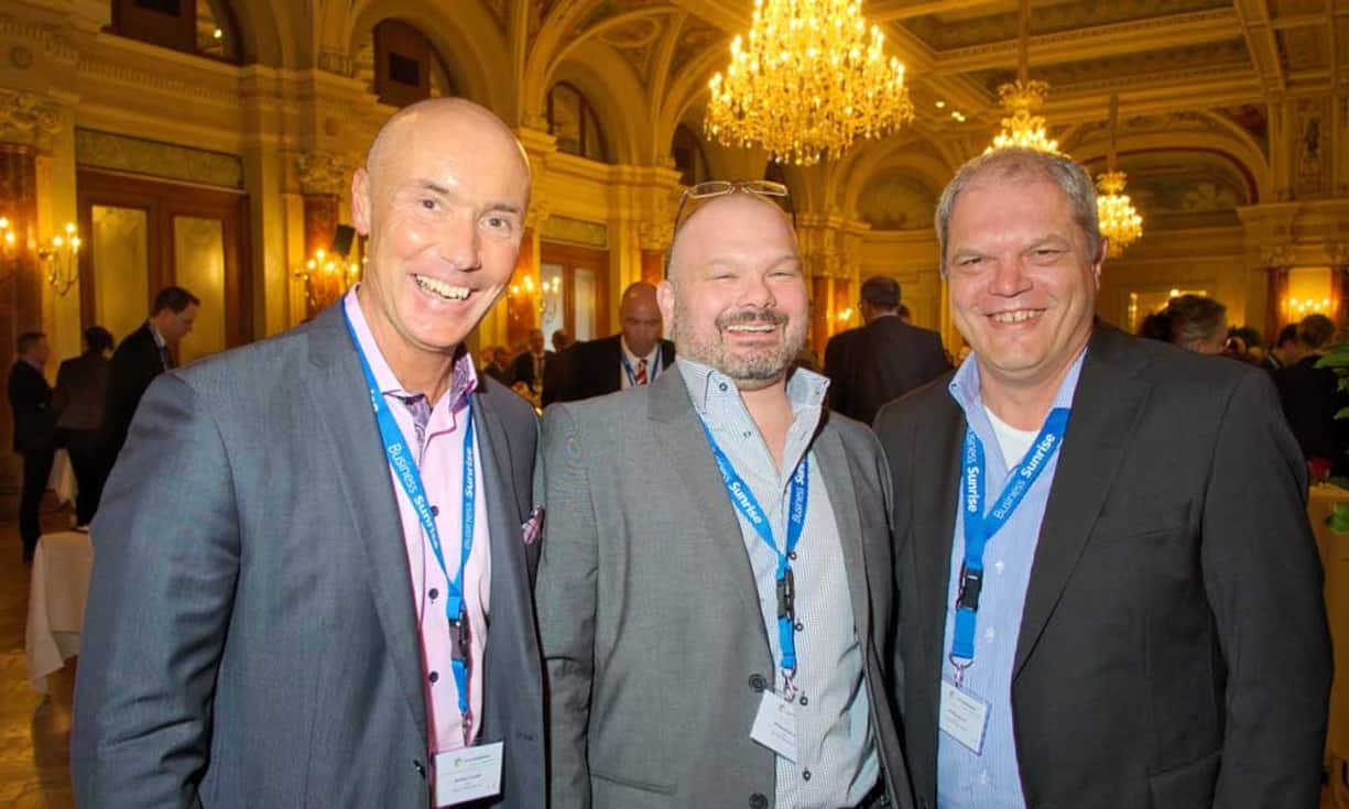 Markus Troxler, CEO, Edorex Informatik AG; Philipp Bielmann, CEO, itree informatik GmbH; Wolfgang Ertl, CEO, itree informatik GmbH