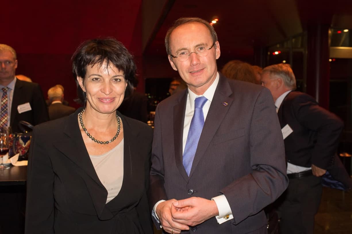 Doris Leuthard, Bundesrätin; Othmar Karas, Vizepräsident des europäischen Parlaments