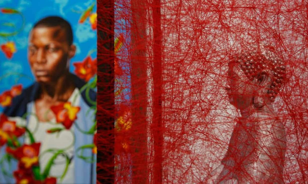 Zu den kaufwilligsten Sammlern sollen der Schweizer Ex-Botschafter Uli Sigg und der chinesische Unternehmer David Tang gehört haben. Im Bild das Werk «State of Being» des Japaners Chiharu Shiota.