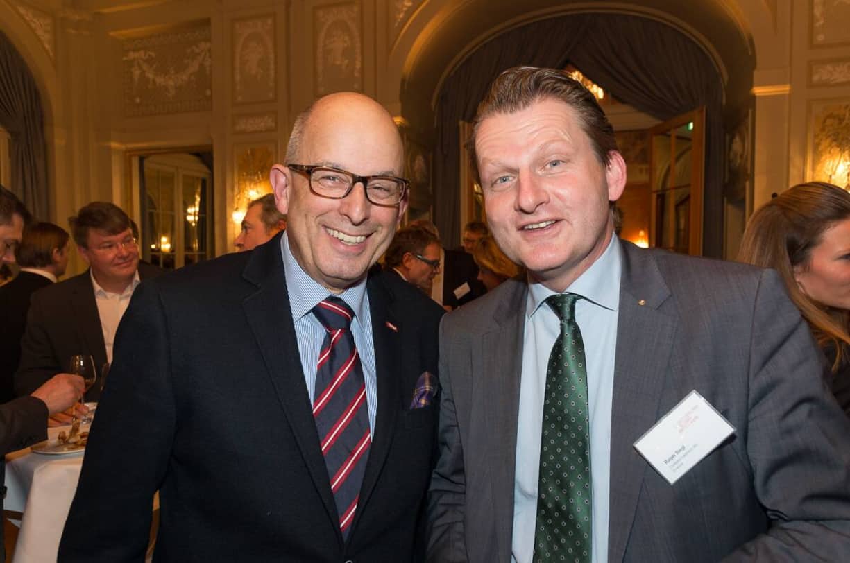 Claus H. Widrig, Gesellschaft für Wirtschaftskommunikation und Repräsentation GmbH; Ralph Siegl, CEO Confiseur Läderach AG