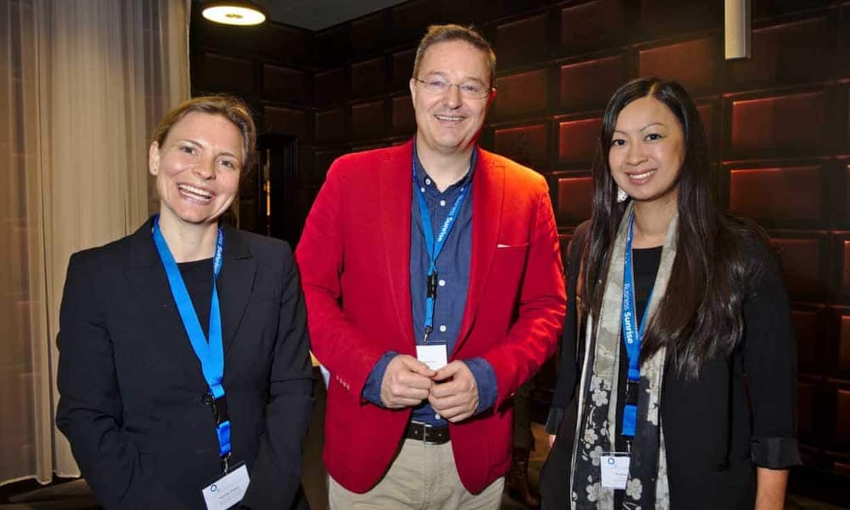 Henrieke Patkovic, Director of Sales & Marketing, Radisson Blu Hotel Zürich;
Markus Conzelmann, General Manager, Radisson Blu Hotel Luzern;
Thi Quyen Truong, Head of Sales, beecom AG