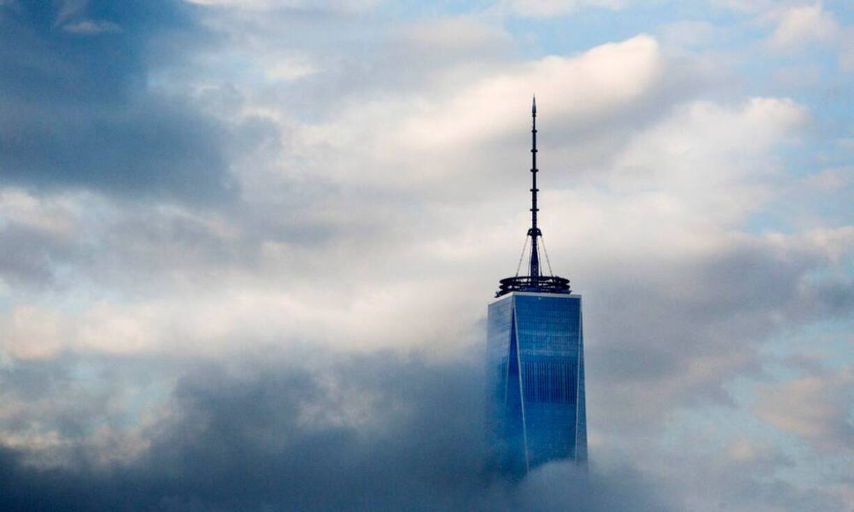 Die Plattform umfasst die Stockwerke 100, 101 und 102 des Glasturms