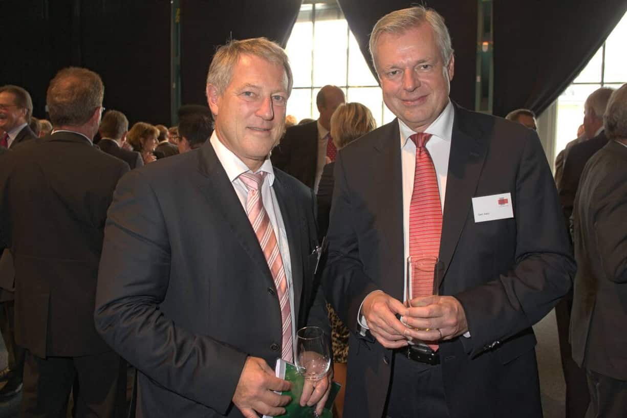 Urs Berger, VRP, Die Mobiliar; Geri Aebi, CEO, Wirz-Gruppe