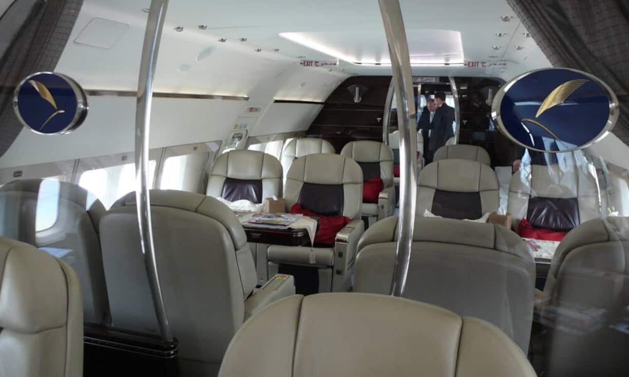 Allerdings ist der Platz auch im geräumigsten Charterflugzeug begrenzt.