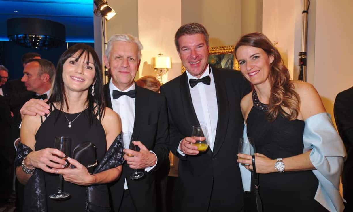 Françoise Fasel;
Dominique Fasel, Head Private Banking, Pictet;
Vincent Schneider, CEO, Metalem;
Laurence Schneider