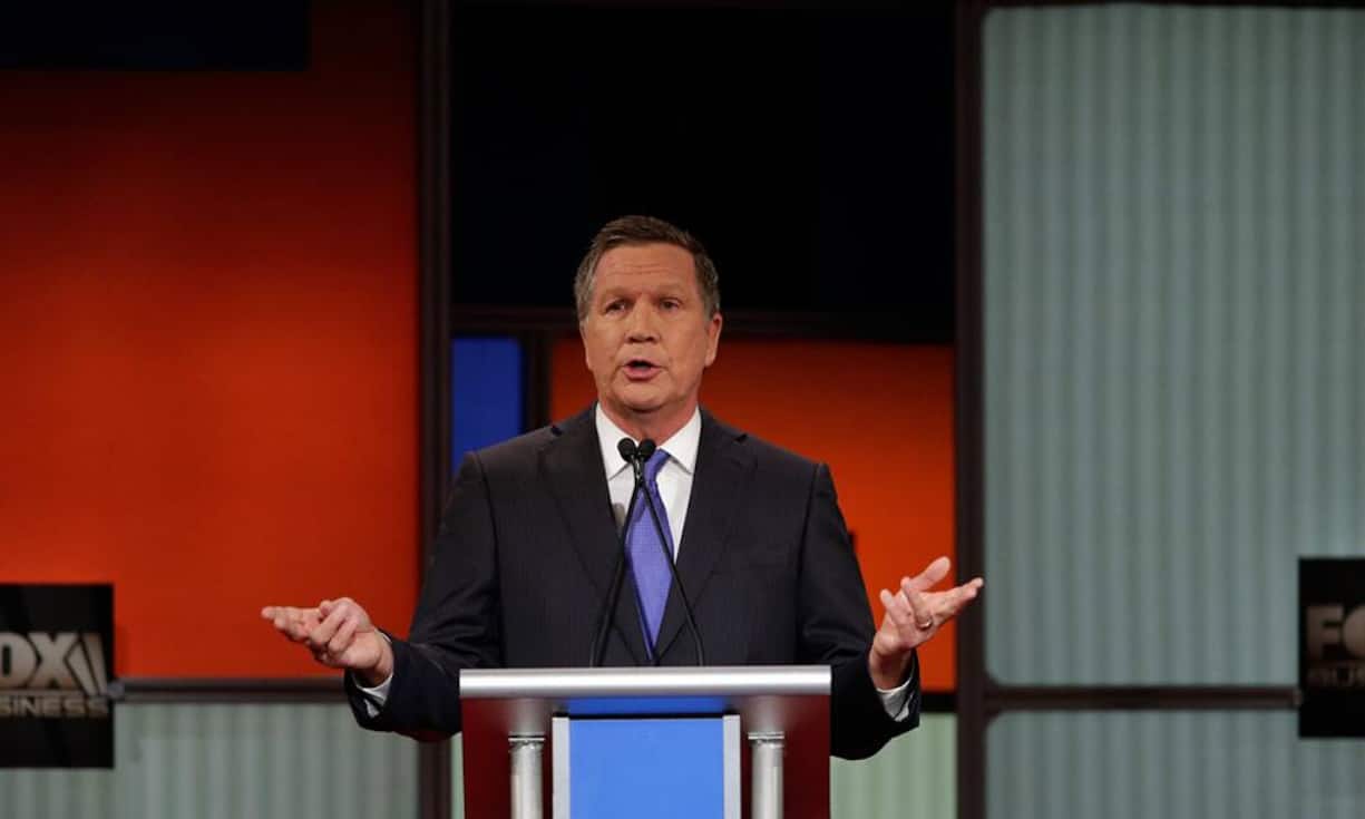 John Kasich – «K for Us»Der 63-jährige Kasich ist ehemaliger Investmentbanker bei Lehman Brothers und Gouverneur von Ohio. Er verfügt über langjährige Erfahrung in der Politik und wird als Kandidat der politischen Elite gehandelt, inzwischen gilt er jedoch als chancenlos.