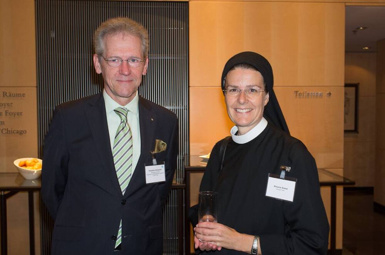 Theodor Klossner, Managing Partner Engineering Management Selection E.M.S. AG; Priorin Irene, Kloster Fahr