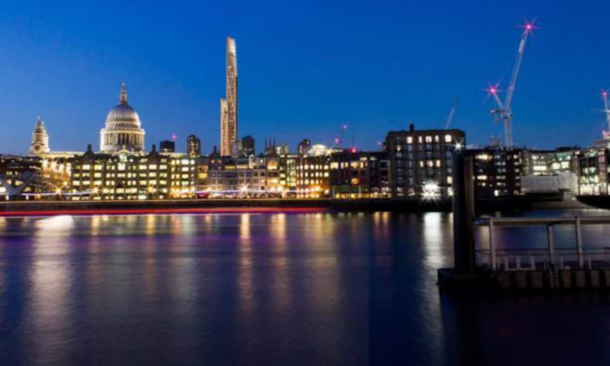 In eine neue Liga der Holzhochhäuser möchte PLP Architecture in Zusammenarbeit mit der Universität Cambridge vorstossen. Der Oakwood Tower in London soll 300 Meter hoch werden und wäre damit das zweithöchste Gebäude der Stadt. PLP Architecture