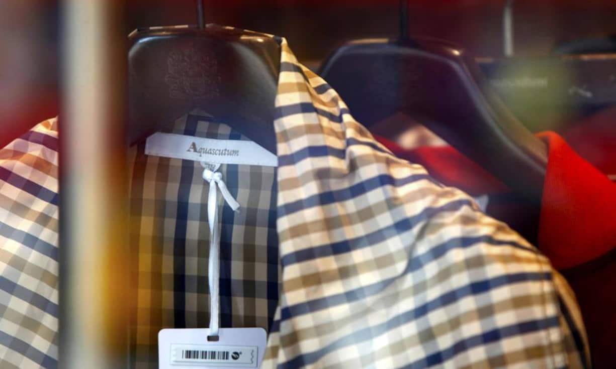 AcquascutumDer Hersteller von Regenmänteln versorgte einst das Militär. Auch Premier Winston Churchill war ein Fan der Marke.Bloomberg