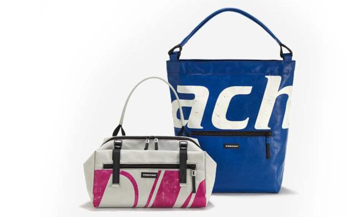 Sie überraschen mit Taschen für die Dame: Modell Joan (hell) und Betty.