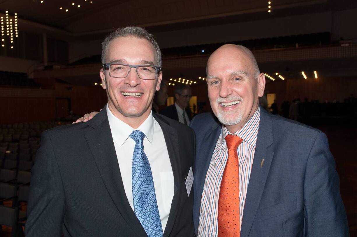 Stephan Isenschmid, Geschäftsführer, Swiss Leadership Forum; Chester Elton, Referent