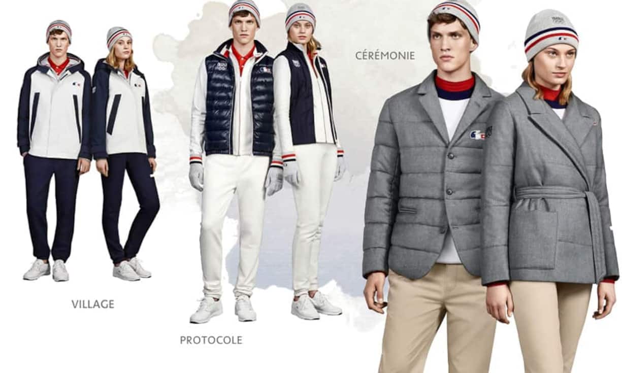 Die Bekleidung der Franzosen wurde von Lacoste entworfen. (Bild: lacoste.com)