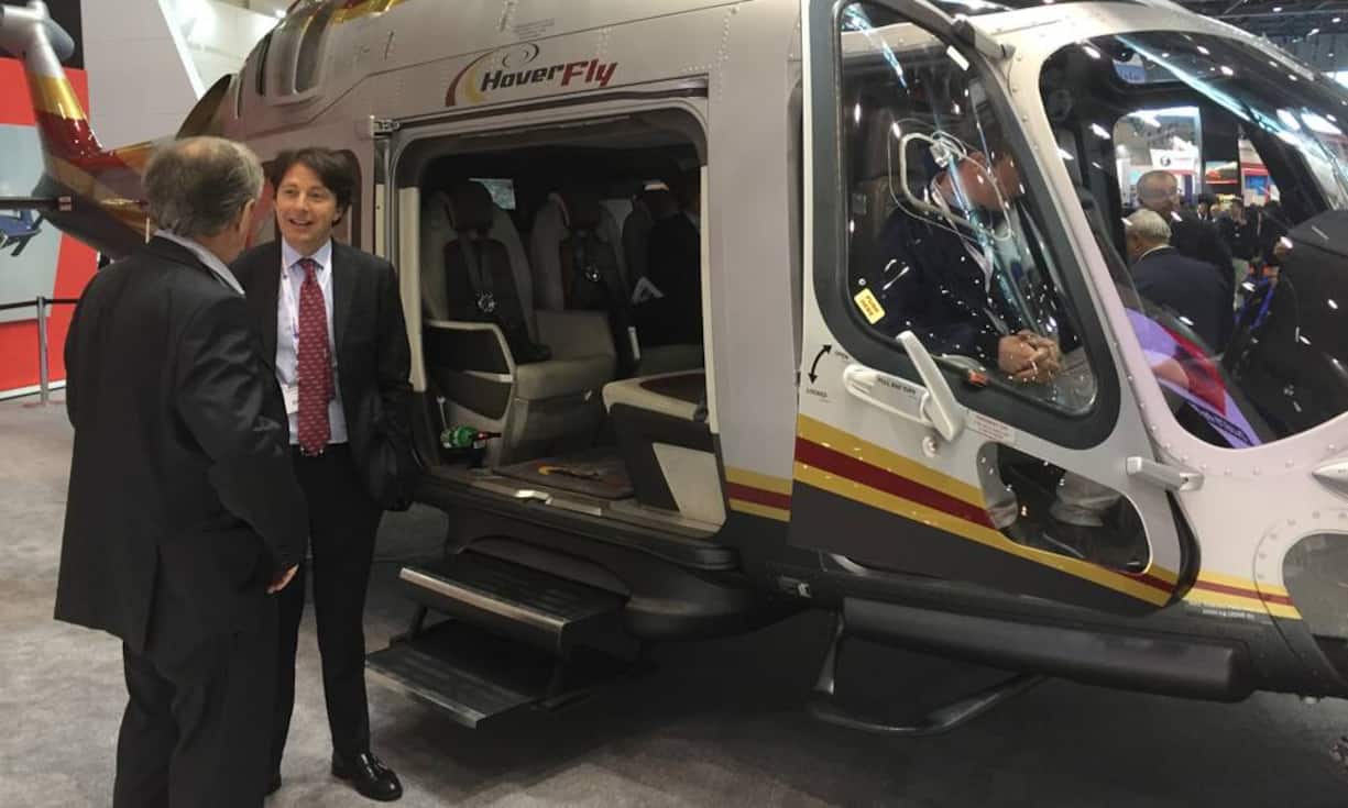 ... bis hin zu Helikoptern...