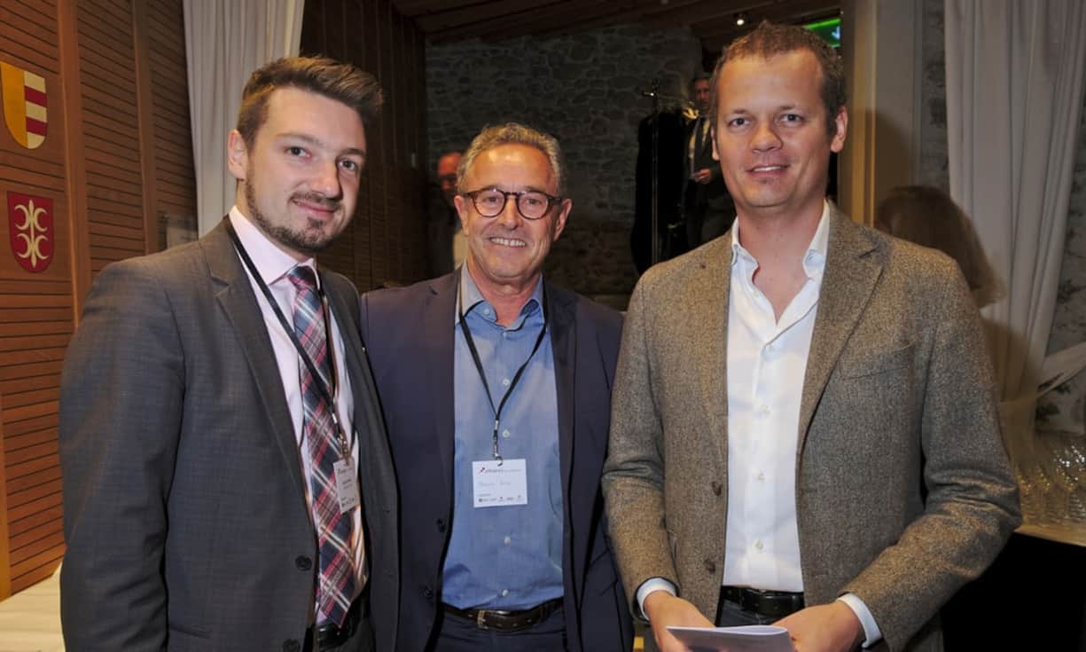 Stefan Wälchli, Communications Manager, Swiss Deluxe Hotels;
Bruno Wirz;
Jakob Seyboth