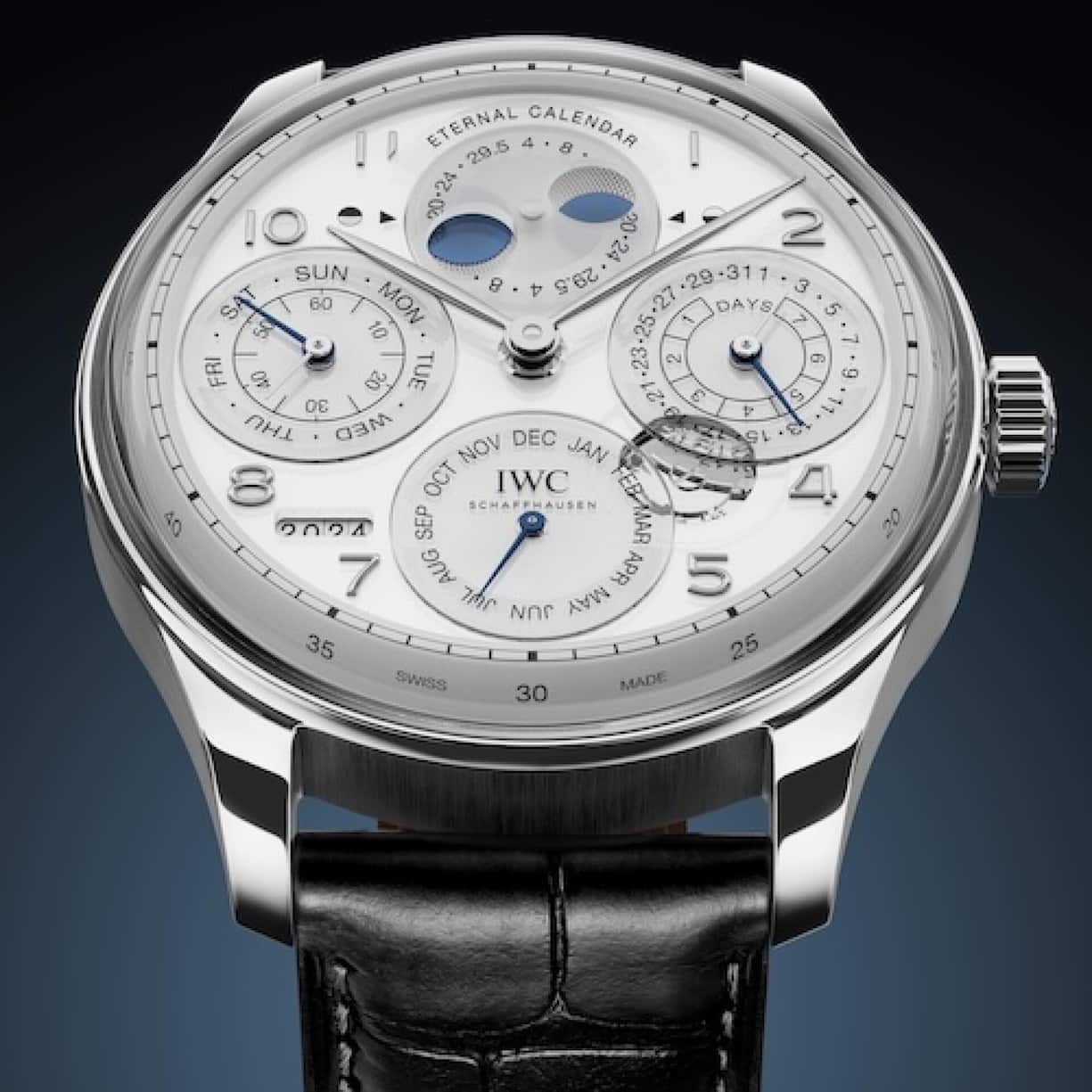 IWC Portugieser Eternal Calendar hält den aktuellen Rekord im Guiness Buch. zvg