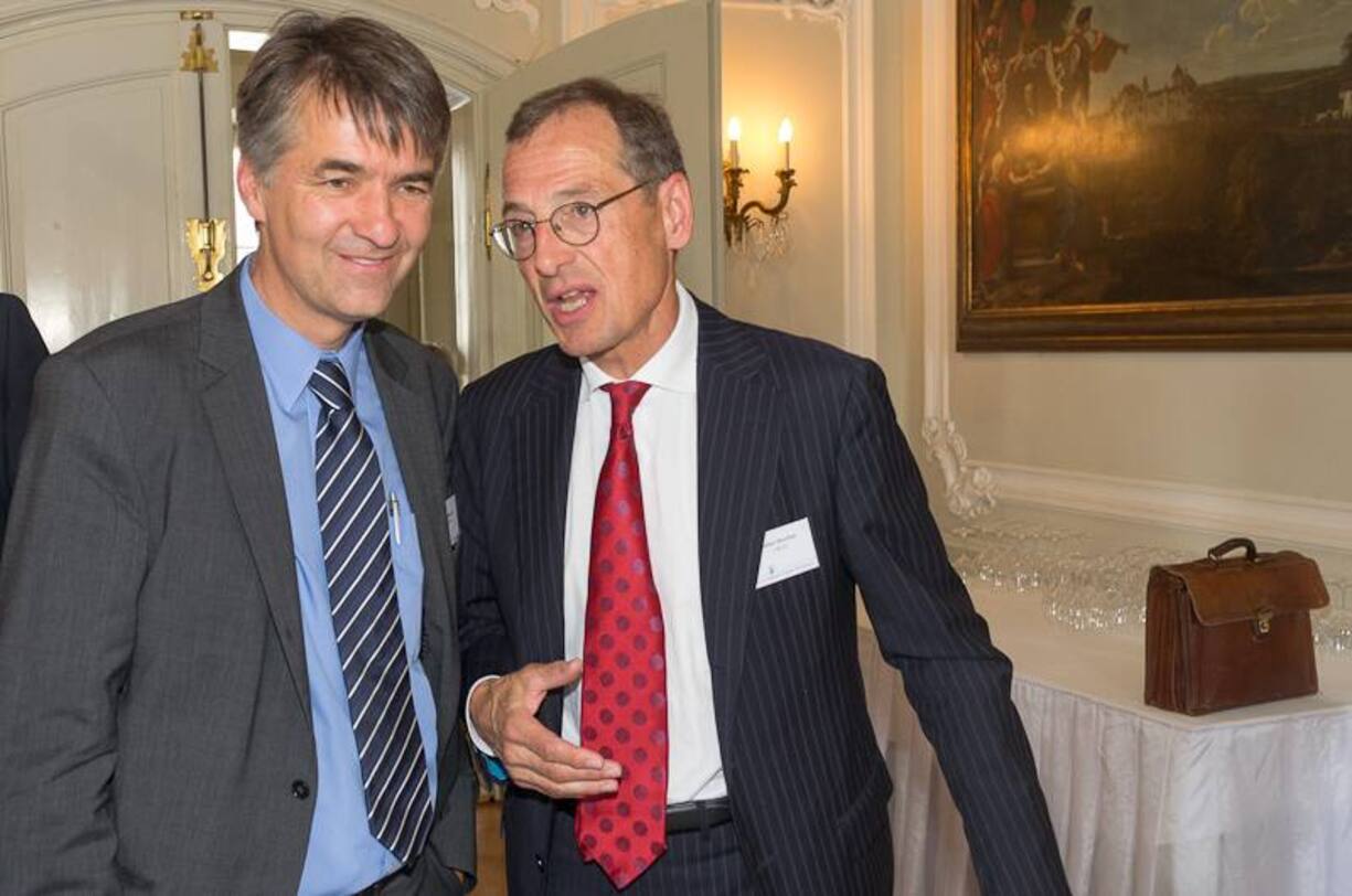 Alec von Graffenried, Nationalrat, Director Sustainability, Losinger Marazzi SA; Arthur Decurtins, Vice Chairman Global Wealth Management & Swiss Bank, UBS AG