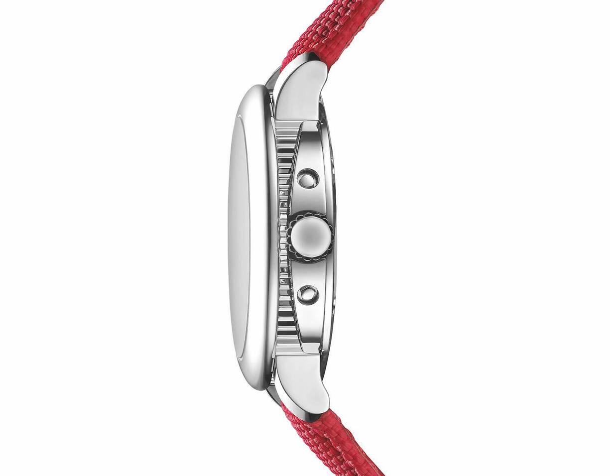 Das Edelstahlgehäuse.