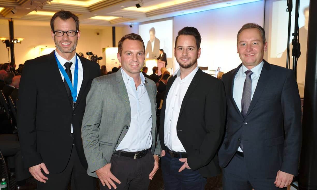 Volker Schmidt, Leiter Versicherungstechnik & Informatik, CSS Versicherung;
Viktor Meier, Head International Business Development, Glice by Innovational AG;
Marc A. Trauffer, Inhaber, Trauffer Holzspielwaren AG;
Stephan Hirt, Vorsitzender der Geschäftsleitung, Schwob AG