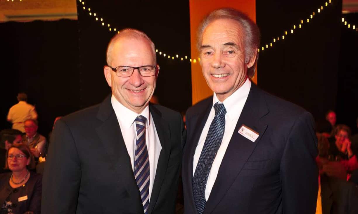 Etienne Jornod, VRP, Galenica AG;
Bruno Marazzi, Inhaber, Bruno Marazzi + Co. Bilder:Markus Senn