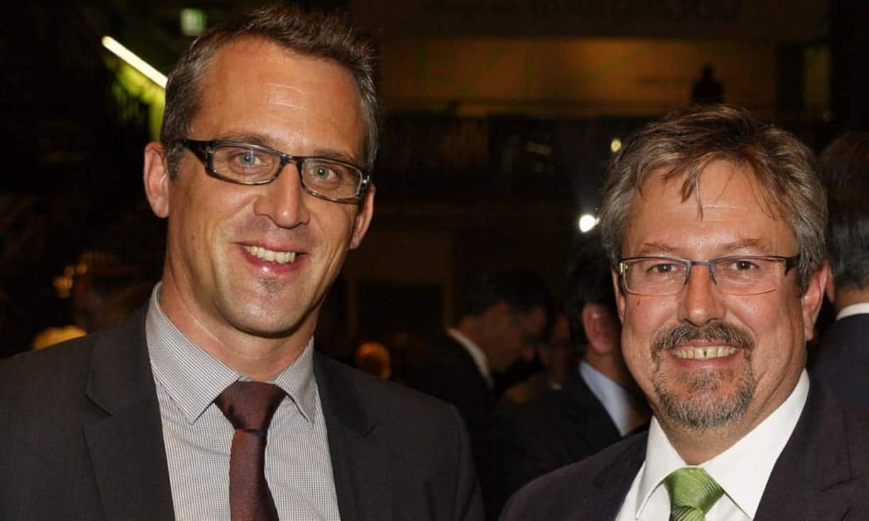 v.l.n.r. Kurt Lanz; Leiter Infrastruktur, Energie & Umwelt economiesuisse, Beat Flach; Nationalrat Grünliberale Partei