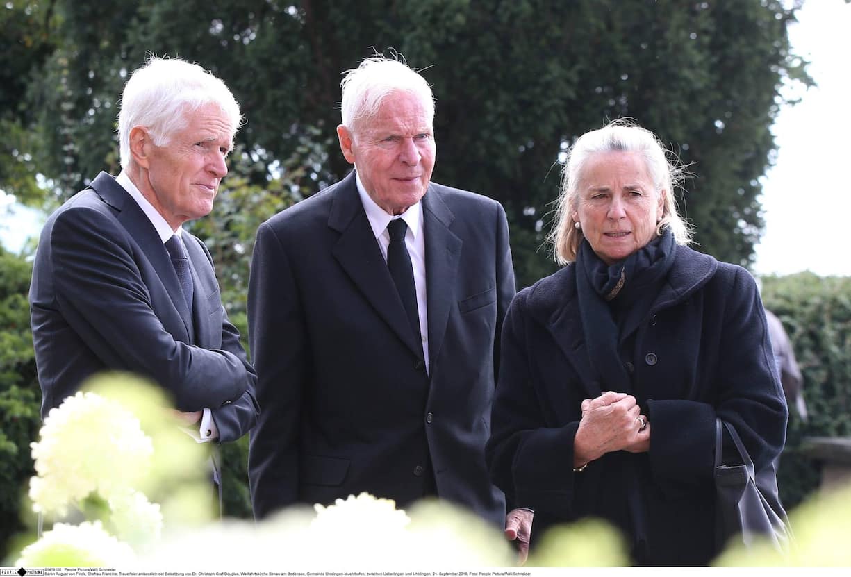 Baron August von Finck, Ehefrau Francine