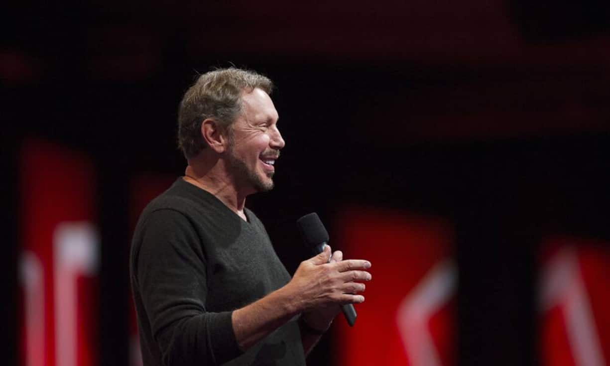 Oracle-Mitbegründer Larry Ellison ist mit 50 Milliarden Dollar unverändert wie im Vorjahr Dritter.