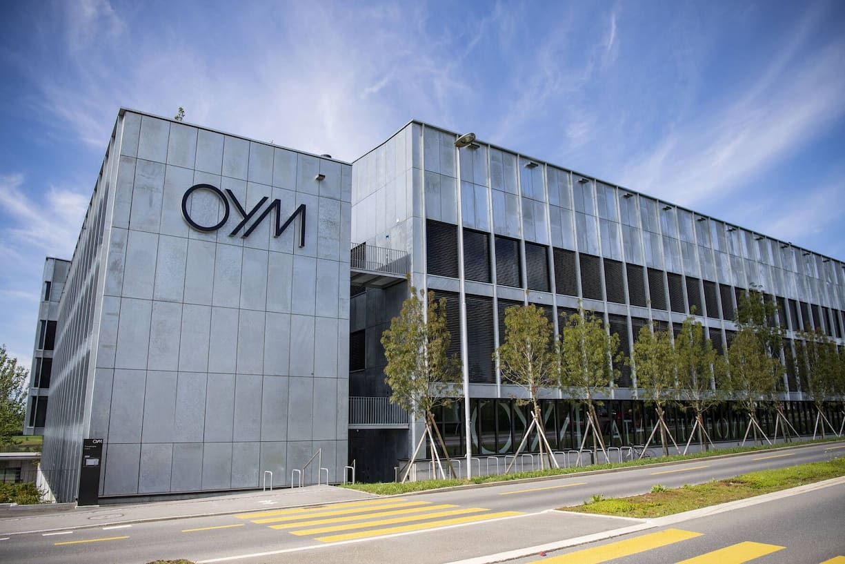 Eine Ansicht des Spitzensport-Zentrum "OYM" ("On Your Marks"), am Mittwoch, 26. August 2020, in Cham. Der Sportkomplex von Hans-Peter Strebel bietet Spitzenathleten modernste Trainingsanlagen. (KEYSTONE/Urs Flueeler)