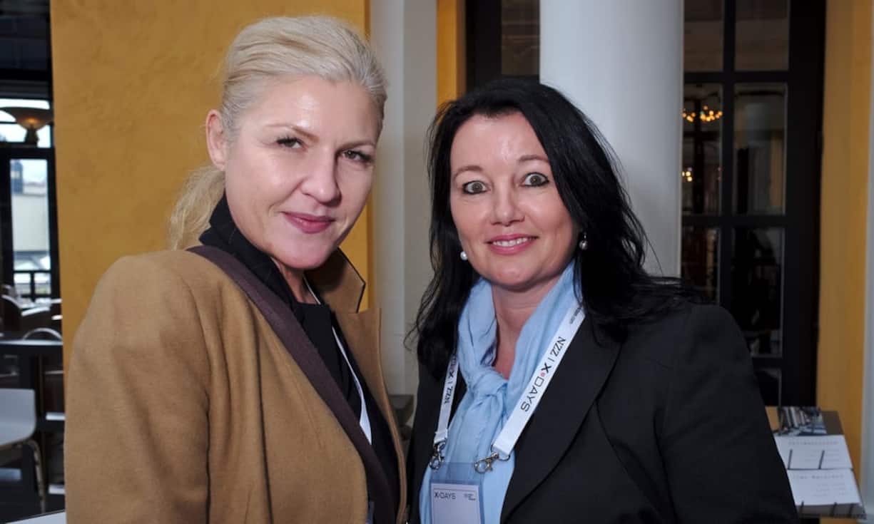 Alexandrea Wackernagel, Head of E-Business, Elektro-Material AG;
Jutta Schilling, Senior Consultant, Humanis AG (v.l.n.r.)